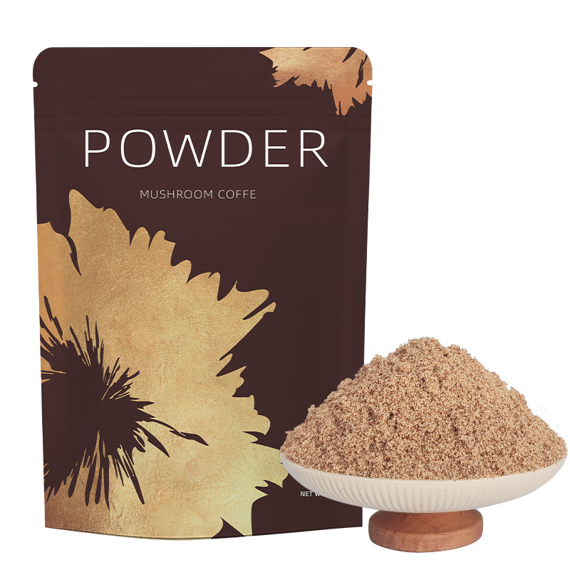 Mushroom Coffee Powder, Adaptogenic Mushroom Blend Instant Coffee Supplement, Balanced Energy & Focus Support, Stress Relief Functional Coffee Mix Resealable Pouch